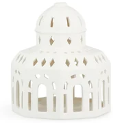 Biały ceramiczny świąteczny świecznik Kähler Design Lighthouse, ø 12 cm