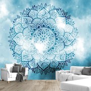 Fototapeta - Niebiańska mandala (196x136 cm)