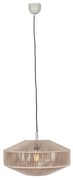 Japandi hanglamp bruin touw 46cm - SveaJapandi Oswietlenie wewnetrzne