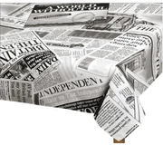 Bellatex Obrus EMA Gazeta czarny, 120 x 160 cm, 120 x 160 cm