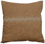 Poszewka dekoracyjna STONY 40x40 cm jasnobrązowa