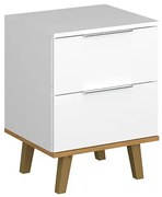 Biała skandynawska szafka nocna B4-M35