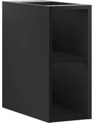 Mexen Box-A szafka otwarta z półką 20 cm, czarna mat - 91AX2-0200-470-0-71