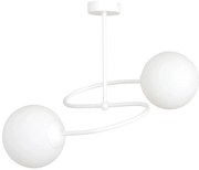 Biała metalowa lampa wisząca - D099 C5-F53