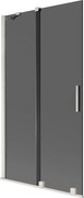 Mexen Velar parawan nawannowy 2-skrzydłowy rozsuwany 100 x 150 cm, grafit, nikiel szczotkowany - 896-100-000-41-97