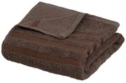 Brązowy bawełniany ręcznik kąpielowy frotte 70x140 cm Simple – Casa Selección