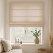 Roleta rzymska na wymiar caffe latte EFE bez wzorów - do 200 cm