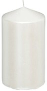 Świeca walec, błyszcząca, 12 cm