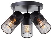 Brilliant - Oprawa punktowa KAMOLO 3xE27/40W/230V czarna