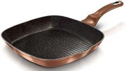 Złota granitowa patelnia grillowa N4-N37