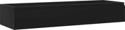 Mexen Orio szafka łazienkowa podumywalkowa 140 cm, 1 szuflada, czarna mat - 91A10-14023-1-BF71