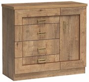 Komoda 90x100 cm dąb lefkas R1-R27