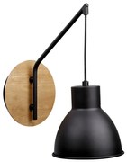 Czarny kinkiet w stylu loft - K319 C2-G94