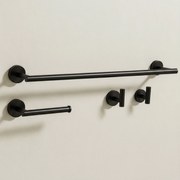 Zestaw akcesoriów łazienkowych Ari Czarny 4 elementy