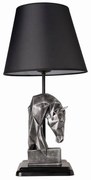 Lampa stołowa 1xE27/40W/230V czarna/srebrna