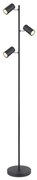 Globo 57910SB - Lampa podłogowa ROBBY 3xGU10/5W/230V czarna