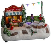 Szopka Małe lodowisko, 21 cm