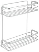 Wisząca półka dwupoziomowa Metaltex Viva, 26x30 cm