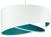 Lampa wisząca GEMSTONE WHITE biała/turkusowa BPS KONCEPT