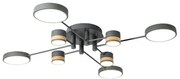 LAMPA SUFITOWA APP528-8C Szara