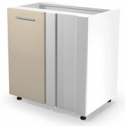 Szafka kuchenna narożna 100(80) VENTO DN-100/82 beżowy połysk HALMAR