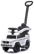 Rowerek do pchania Mercedes G350d 3w1 2xAA biały/czarny
