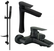 Mexen Axel DF72 zestaw wannowy, czarny 73813DF72-70