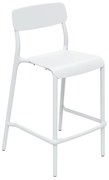 Krzesło ogrodowe barowe niskie Rimo White FERNE