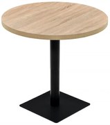 Okrągły stolik bistro drewno dębowe E5-L19