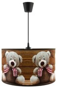Dziecięcy żyrandol na linkę BEARS 1xE27/60W/230V