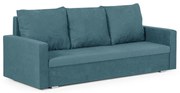 Kanapa sofa 3 os z funkcją spania DELTA Turkusowy