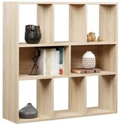 Kwadratowy regał dąb sonoma M0-M41