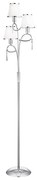 Searchlight EU5033CC - Lampa podłogowa SIMPLICITY 3xE14/60W/230V chrom