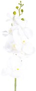 Sztuczny Storczyk śnieżnobiały, 86 cm