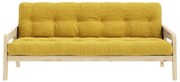 Sofa rozkładana ze sztruksową tapicerką Karup Design Grab Raw/Honey