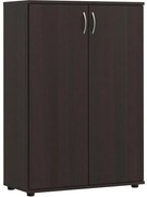 Klasyczna komoda biurowa z drzwiczkami wenge N7-C71