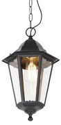 Zewnetrzna Klasyczna zewnętrzna lampa wisząca czarna IP44 - Havana klasyczny/Antyczny Oswietlenie zewnetrzne