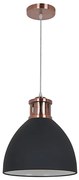 Klausen KL 6240 - Lampa wisząca na linkę METAL 1xE27/15W/230V miedź/czarny