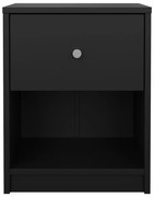 Czarna szafka nocna May – Tvilum