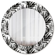 Monstera Lustro z nadrukiem dekoracyjne okrągłe