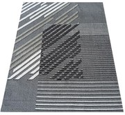 Szary nowoczesny dywan z wzorami Z1-C27