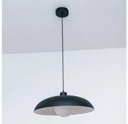 Lampa wisząca na linkach ECLIPSE 1xE27/15W/230V czarna/biała
