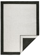 Czarno-kremowy chodnik dwustronny odpowiedni na zewnątrz NORTHRUGS Panama, 80x150 cm