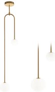 Lampa Sufitowa Wisząca Szklane Kule APP964-2CP Złota