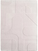 Dywan nowoczesny 3D Pompei Geometria II kremowy 80 cm x 150 cm