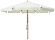 Klasyczny parasol ogrodowy piaskowa biel E3-K30