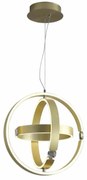 Lampa wisząca, złota, kula, pojedyncza SIRIUS 80W
