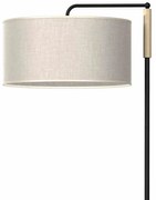 Lampa Podłogowa, naturalna, stojącą, pojedyncza, beż ATLANTA 1xE27