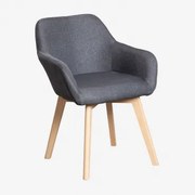 Krzesło Do Jadalni Ervi Z Podłokietnikami Antracita - Sklum