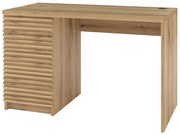 Biurko BISETT z szufladami 120x60 cm, dąb artisan